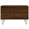vidaXL Coffee Table Brown Oak 55x55x36.5 cm Engineered Wood