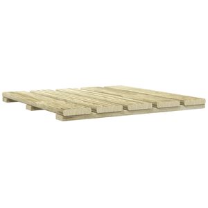 vidaXL Decking Tile 18 pcs Green 50 x 50 cm Green Impregnated Pinewood