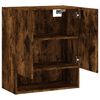 vidaXL Wall Cabinet Smoked Oak 60x31x70 cm Engineered Wood