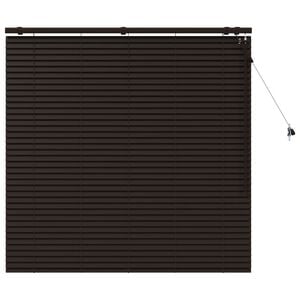 vidaXL Venetian Blind Dark Brown 140 x 130 cm 35 mm