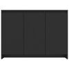vidaXL Sideboard Black 102x33x75 cm Engineered Wood