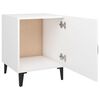vidaXL Bedside Cabinet White Engineered Wood