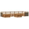 vidaXL Outdoor Sofa Set 8 pcs Natural