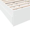 vidaXL Bed Frame with Drawers without Mattress White 90x190 cm Single