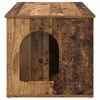 vidaXL Cat House Old Wood 85 x 55 x 50 cm Engineered Wood