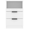 vidaXL Bedside Cabinets 2 pcs White Engineered Wood