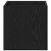 vidaXL Planter Box Black Oak 40 x 38.5 x 40 cm Engineered Wood