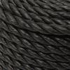 vidaXL Work Rope Black 20 mm 25 m Polypropylene
