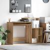 vidaXL Desk Artisan Oak 120.5 x 44 x 88.5 cm Engineered Wood