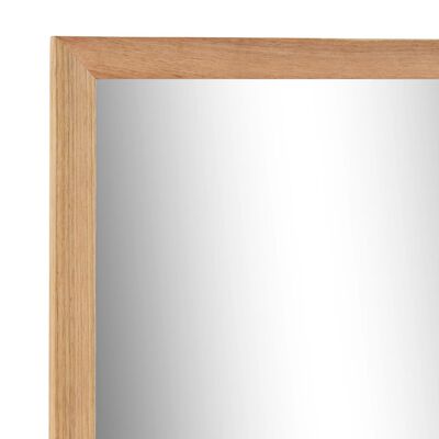 vidaXL Bathroom Mirror 60x12x62 cm Solid Walnut Wood