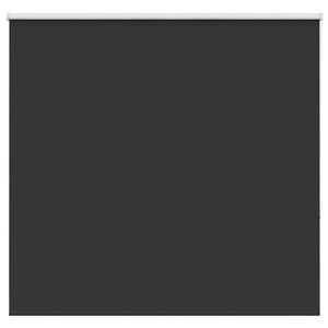 vidaXL Roller Blind Blackout Black 150x130 cm Fabric Width 146.6 cm Polyester