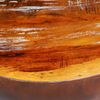 vidaXL Coffee Table Bowl-shaped with Steel Base Solid Reclaimed Wood
