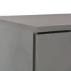 vidaXL Sideboard High Gloss Grey 107x35x80.5 cm