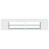vidaXL TV Cabinet with LED Lights White 135x39x30 cm