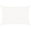 vidaXL Sunshade Sail 160 g/m&sup2; White 3.5x4.5 m HDPE