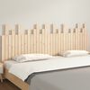 vidaXL Wall Headboard 204x3x80 cm Solid Wood Pine