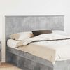 vidaXL Headboard with Headboard Concrete Grey 150 cm Engineered wood