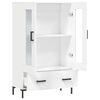 vidaXL Highboard White 69.5x31x115 cm Engineered Wood