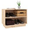 vidaXL Shoe Cabinet 60x34x45 cm Solid Wood Pine
