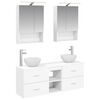vidaXL Bathroom Cabinet Set 5 pcs White 50 x 14.5 x 70 cm