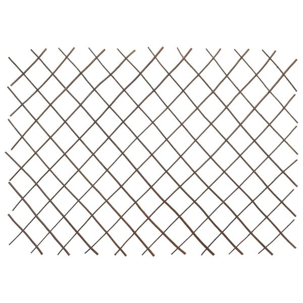 vidaXL Willow Trellis Fences 5 pcs 180x120 cm
