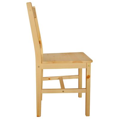 vidaXL Dining Chairs 6 pcs Pinewood