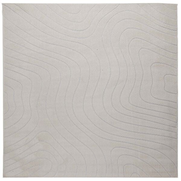 vidaXL Area Rugs Square Cream 240 x 240 cm