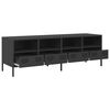 vidaXL TV Cabinet Black 135x39x43.5 cm Cold-rolled Steel