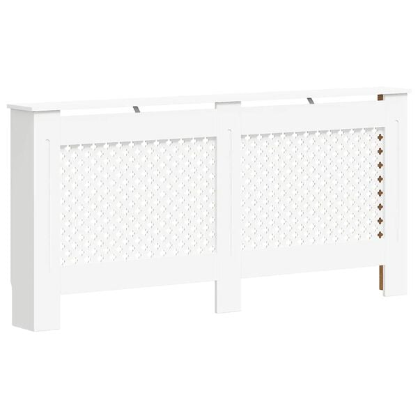 vidaXL Radiator Cover White 172x19x81.5 cm MDF