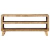 vidaXL TV Cabinet 105x46x32 cm Solid Wood Rough Mango