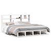 vidaXL Bookcase Bed without Mattress White 180x200 cm Solid Wood