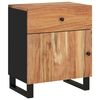 vidaXL Bedside Cabinet 50x33x60 cm Solid Wood Acacia&Engineered Wood