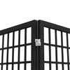 vidaXL Folding 6-Panel Room Divider Japanese Style 240x170 cm Black