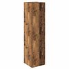 vidaXL Corner Cabinet Old Wood 33x33x132 cm Engineered Wood