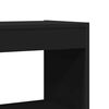 vidaXL Book Cabinet with Shelf Black 80 x 30 x 198 cm Engineered Wood