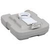 vidaXL Portable Camping Toilet Grey 10+10 L