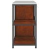 vidaXL Kitchen Storage Set with Shelf 2 pcs Rusty Weathering Steel