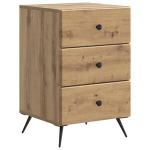 vidaXL Bedside Cabinet Artisan Oak 43 x 41 x 66.5 cm Engineered Wood