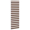 vidaXL Zebra Blind Brown 70x230 cm Fabric Width 65.9 cm Polyester