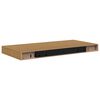 vidaXL Wall Shelf 4 pcs Beige 50 x 23.5 x 4 cm Engineered Wood