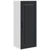 vidaXL Wall Cabinet PORTO Black 40 x 31 x 100 cm Engineered Wood