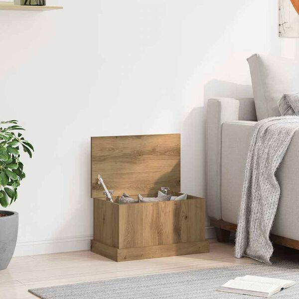 vidaXL Storage Box Artisan Oak 30x50x28 cm Engineered Wood
