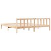 vidaXL Extra Long Bed Frame without Mattress 180x220 cm Solid Wood Pine
