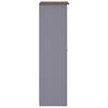 vidaXL Wardrobe Grey 80x50x171.5 cm Solid Pine Panama Range