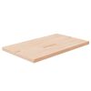 vidaXL Bathroom Countertop 100x60x4 cm Untreated Solid Wood