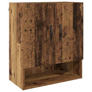 vidaXL Wall-Mounted Cabinet Old Wood 60 x 31 x 70 cm Engineered Wood