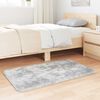 vidaXL Shaggy Rug High Pile NAVARRA Silver Grey 60x100 cm Polyester