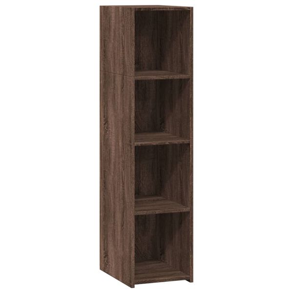 vidaXL Highboard Brown Oak 30x41x124 cm Engineered Wood