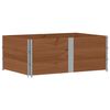 vidaXL Pallet Collars 3 pcs Brown 150x100 cm Solid Wood Pine