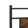 vidaXL Bed Frame without Mattress Smoked Oak 90x200 cm Engineered Wood